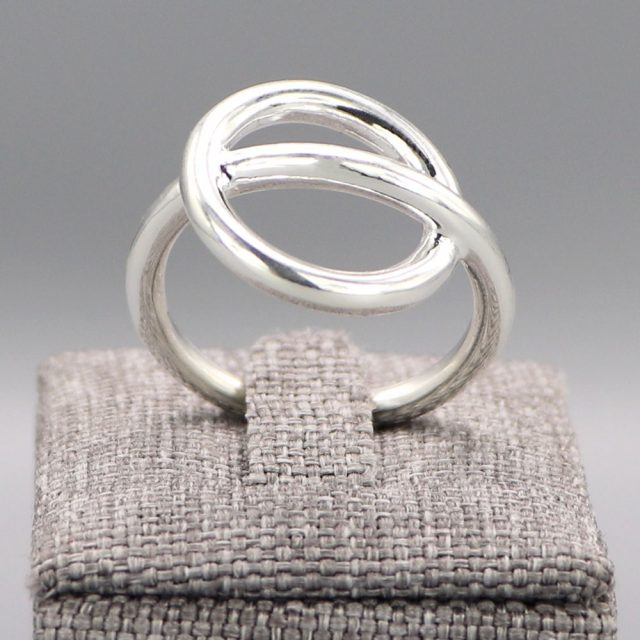 Bague En Argent Massif Motif Rosace - Taille 48 - Occasion